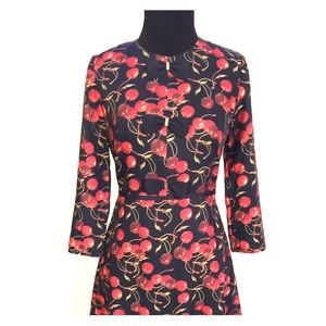 Cherry print dress size 2